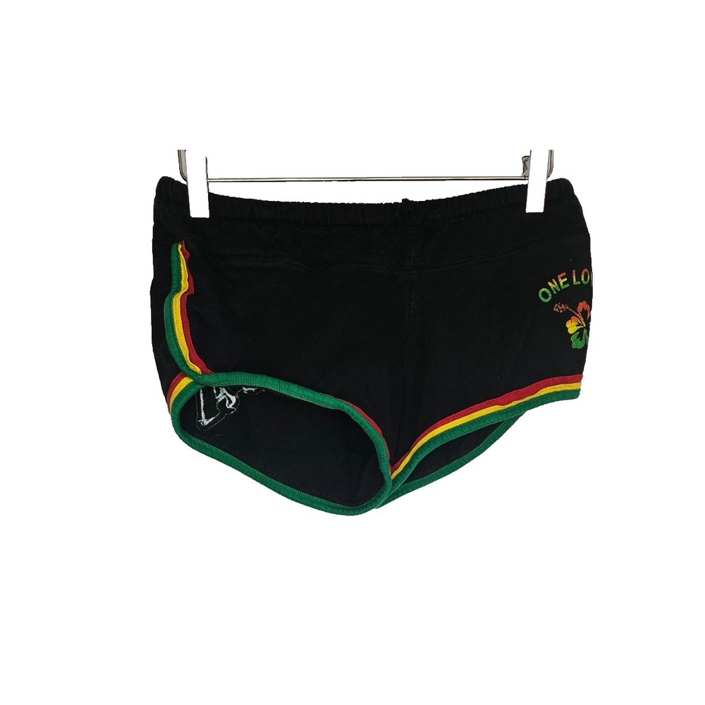 Vintage Jamaican Rasta Shorts Retro Athletic Lounge‎ Festival Cotton M